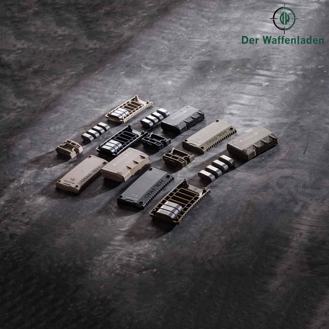 HERA H3L-PRO Magazine Erhältlich in Schwarz, OD-Green & Sand