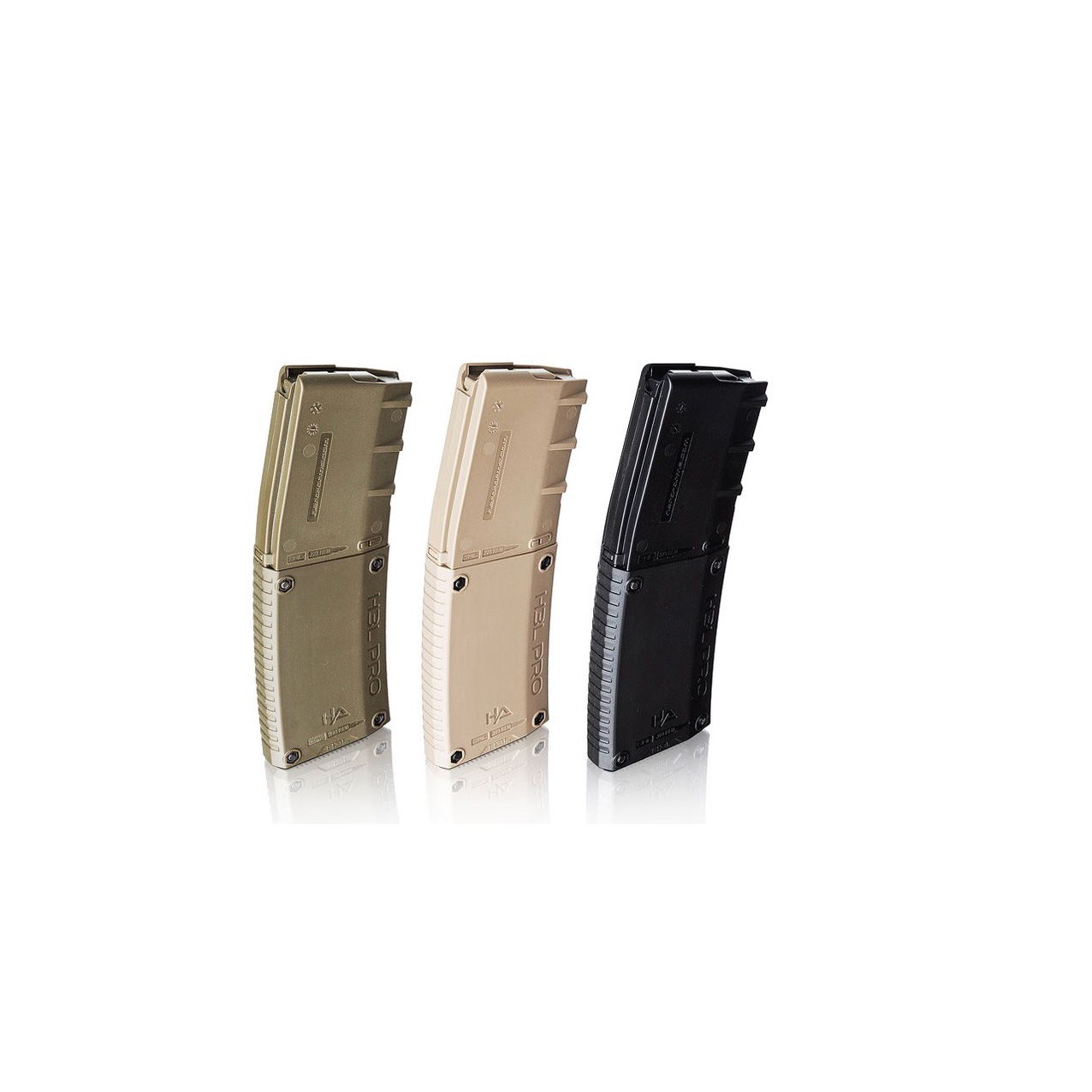 HERA H3L-PRO Magazine Erhältlich in Schwarz, OD-Green & Sand