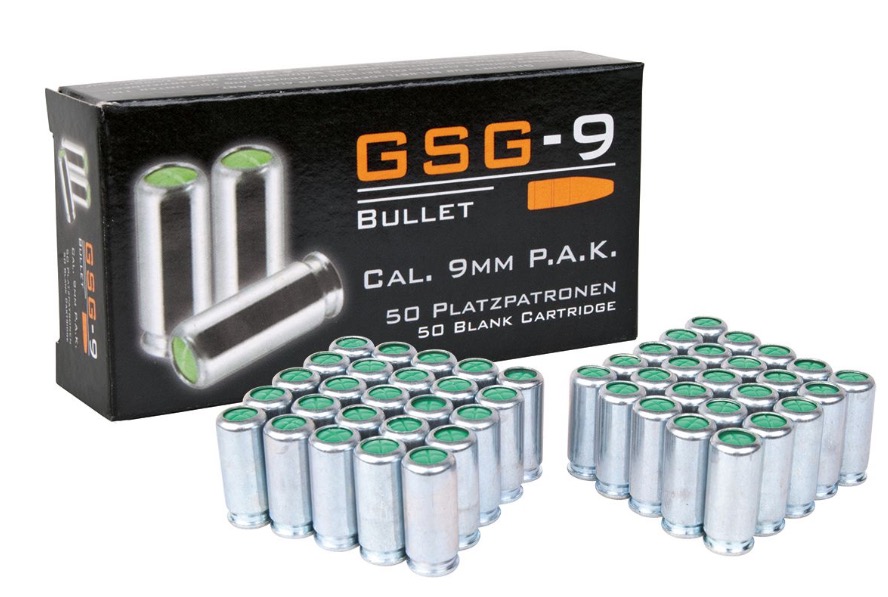 GSG-9 Platzpatronen 9mm P.A.K. 50 Stück